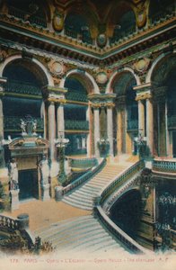 LOpéra Garnier - schody, Paryż, ok. 1920 autorstwa Unbekannt