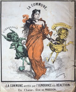 Komuna aresztowana przez ignorancję i reakcję, 1871 autorstwa Unbekannt