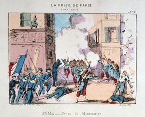 Zdobycie Paryża, maj 1871 autorstwa Unbekannt
