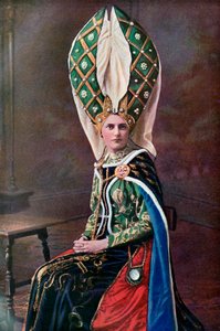 Nakrycie głowy Ladys, 1450-1470, 1910 autorstwa Unbekannt