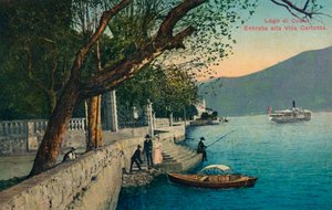 Jezioro Como. Wejście do willi Carlotta, ok. 1888 r. autorstwa Unbekannt