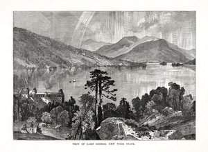 Lake George, stan Nowy Jork, USA, 1877 r. autorstwa Unbekannt