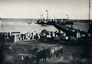 Miejsce lądowania, Punta Arenas, 1911 autorstwa Unbekannt