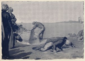 Lądowanie Paoli na ziemi korsykańskiej, koniec XVIII wieku, 1896 r. autorstwa Unbekannt