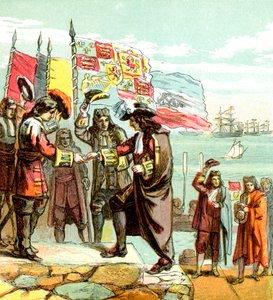 Lądowanie Williama Orange, 1688 c1850s autorstwa Unbekannt
