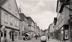Langestrasse, Buckeburg, Niemcy, ok. 1930 autorstwa Unbekannt