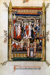 Larcia oskarża św. Denisa, 1317 autorstwa Unbekannt