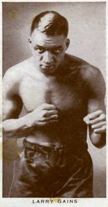 Larry Gains, kanadyjski bokser, 1938 autorstwa Unbekannt