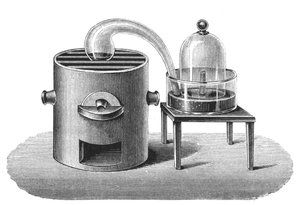 Badanie Lavoisiersa dotyczące istnienia tlenu w powietrzu, koniec XVIII w., 1894 r. autorstwa Unbekannt