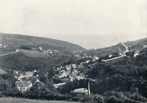 Laxey - Widok ogólny, 1895 autorstwa Unbekannt