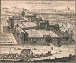 Zamek Vincennes, 1723. autorstwa Unbekannt