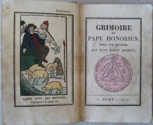 Grimuar papieża Honoriusza, 1760 autorstwa Unbekannt