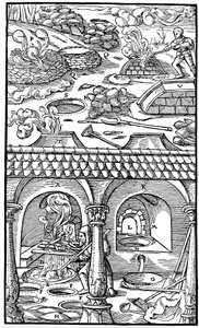 Wytop ołowiu, 1556 autorstwa Unbekannt
