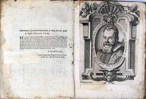 Karta książki The Assayer Il Saggiatore, Galileo Galilei, 1623 autorstwa Unbekannt