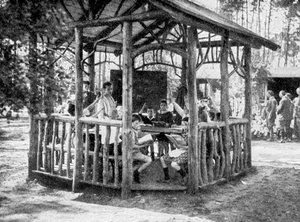 Nauka w lesie Charlottenburg, Berlin, Niemcy, 1922 autorstwa Unbekannt