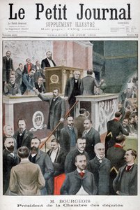 Leon Bourgeois, przewodniczący Izby Deputowanych, 1902 autorstwa Unbekannt