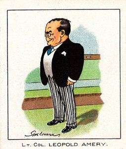 Leopold Charles Maurice Stennett Amery 1873-1955, angielski konserwatywny polityk, 1929 autorstwa Unbekannt