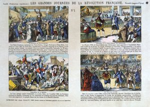 Wielkie Dni Rewolucji Francuskiej, Rewolucja 1789, Francja autorstwa Unbekannt