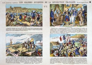 Wielkie Dni Rewolucji Francuskiej, Rewolucja 1789, Francja autorstwa Unbekannt