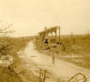 Les Hurlus, północna Francja, c1914-c1918 autorstwa Unbekannt