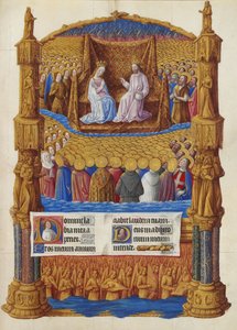 Les Très Riches Heures du Duc de Berry, Folio 126r - Paradise autorstwa Unbekannt