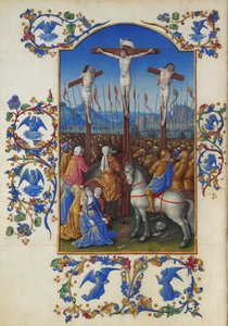 Les Très Riches Heures du Duc de Berry, Folio 152v - Ukrzyżowanie autorstwa Unbekannt