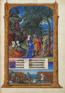 Les Très Riches Heures du Duc de Berry, Folio 57r - Ucieczka do Egiptu autorstwa Unbekannt