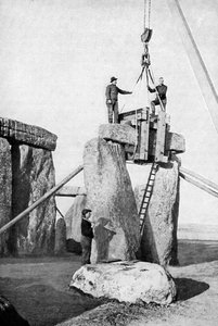 Zniesienie oszusta w Stonehenge, 1901, c1920 autorstwa Unbekannt