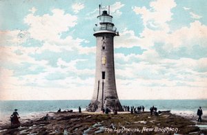 Latarnia morska w New Brighton, Wirral, Merseyside, 1904 autorstwa Unbekannt