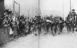 Wyzwolenie Lille przez Brytyjczyków, Francja, 17 października 1918 r. autorstwa Unbekannt
