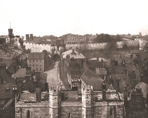 Zamek Lincoln, Lincolnshire, 1894. autorstwa Unbekannt