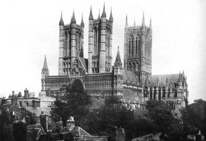 Katedra w Lincoln, 1926 r autorstwa Unbekannt