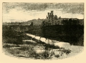 Lincoln, z Witham Bank, 1898. autorstwa Unbekannt
