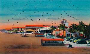 Lindbergh Field and Administration Building. San Diego, Kalifornia, ok. 1941 r. autorstwa Unbekannt