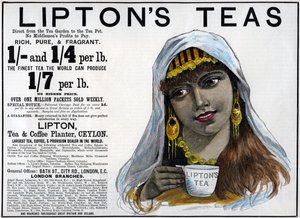 Reklama herbat Liptons, 1893 autorstwa Unbekannt