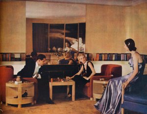 Salon zaprojektowany przez Paula MacAlistera, 1938 autorstwa Unbekannt