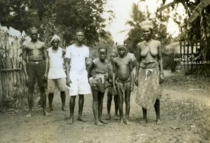 Miejscowa ludność, Sierra Leone, XX wiek autorstwa Unbekannt