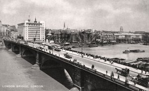 London Bridge, Londyn, początek XX wieku autorstwa Unbekannt