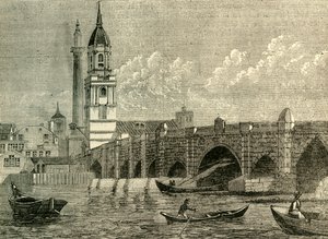 Most Londyński, ok. 1872 r. autorstwa Unbekannt