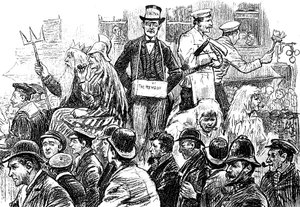 Londyński Dokers Strike, wrzesień 1889 autorstwa Unbekannt