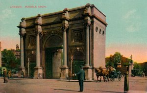Londyn, Marble Arch, c1906 autorstwa Unbekannt