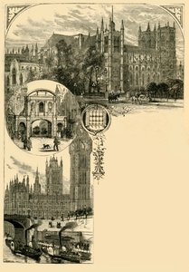 Londyn. Westminster i zachodnie przedmieścia, 1881. autorstwa Unbekannt