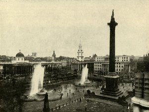 Najbardziej znany plac w Londynie, ok. 1948. autorstwa Unbekannt