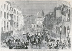 Powitanie Londynu w księżniczce Aleksandrze, 1863 r. autorstwa Unbekannt