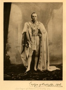 Lord Curzon z Kedleston jako wicekról, 1903, 1925. autorstwa Unbekannt