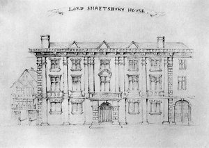 Lord Shaftbury House, Aldersgate Street, 1908 autorstwa Unbekannt
