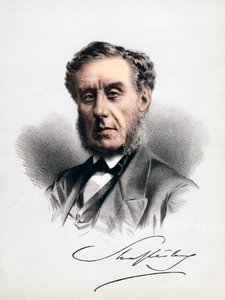 Lord Shaftesbury, angielski mąż stanu, filozof moralności, filantrop i reformator fabryki, ok. 1880 autorstwa Unbekannt