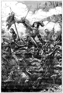 Ludwik II de Bourbon, książę Condé w bitwie pod Fryburgiem, 1898 autorstwa Unbekannt