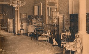 Sala Ludwika XVI w Ambasadzie Kubańskiej w Brukseli, Belgia, 1927. autorstwa Unbekannt