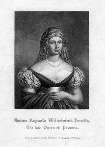 Louise Augusta Wilhelmine Amalie, królowa Prus autorstwa Unbekannt